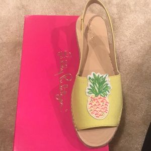Lilly Pulitzer sling backs!